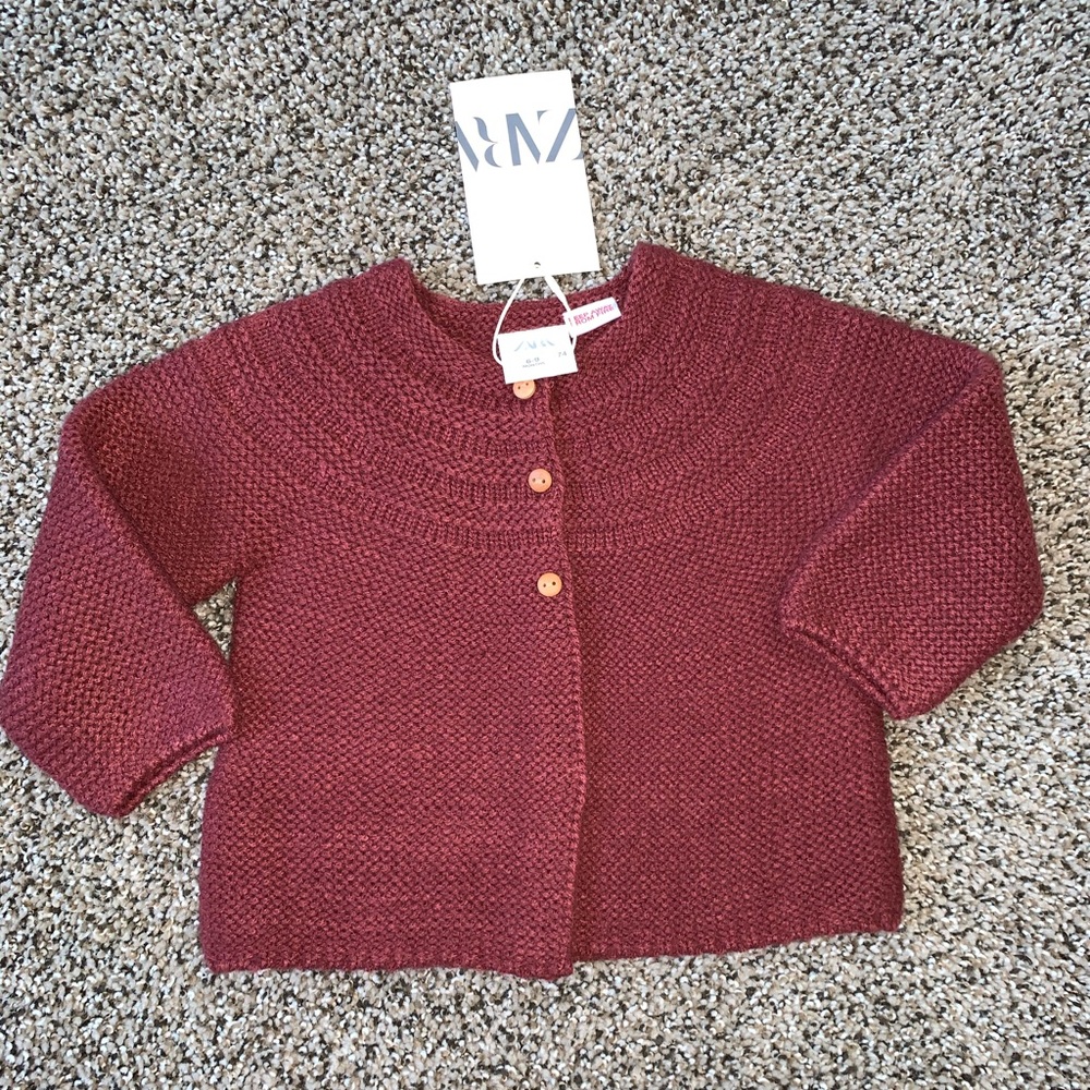 Zara baby girl knit sweater